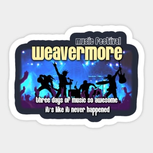 Weavermore Music Festival Sticker